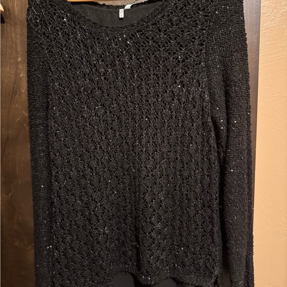 Black Knit Sweater